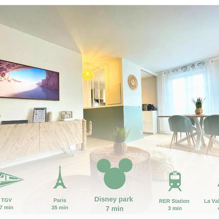 L'Organik Disney 7 Min Gare 5 Min Parking Prive Шеси Екстериор снимка